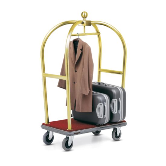 Lifetech Hotelgepäcktrolley Messing